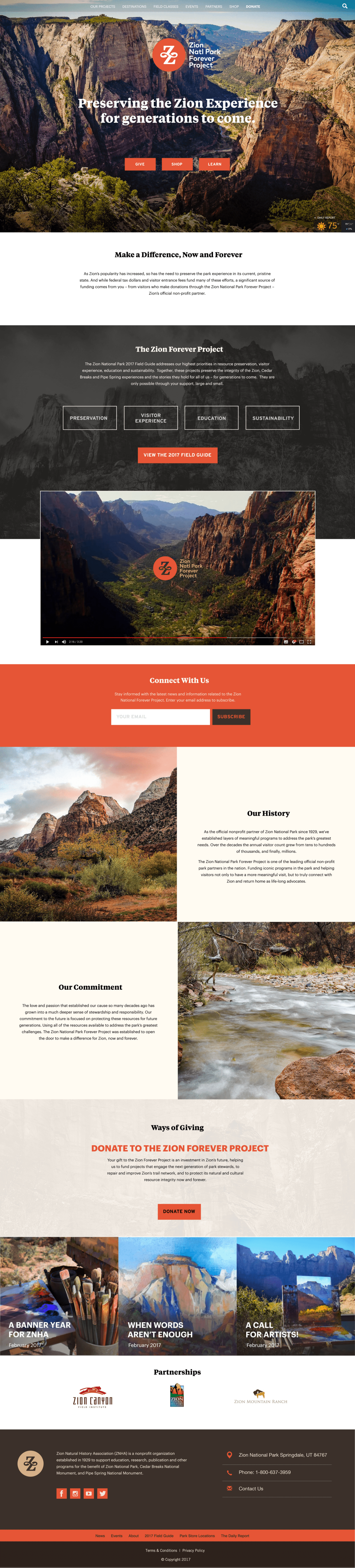 Zion National Forever Project